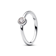 Pandora Era Bezel Sterling Silver Lab-grown Diamond Ring
