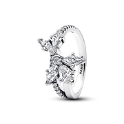 FINAL SALE - Sparkling Asymmetrical Herbarium Cluster Ring