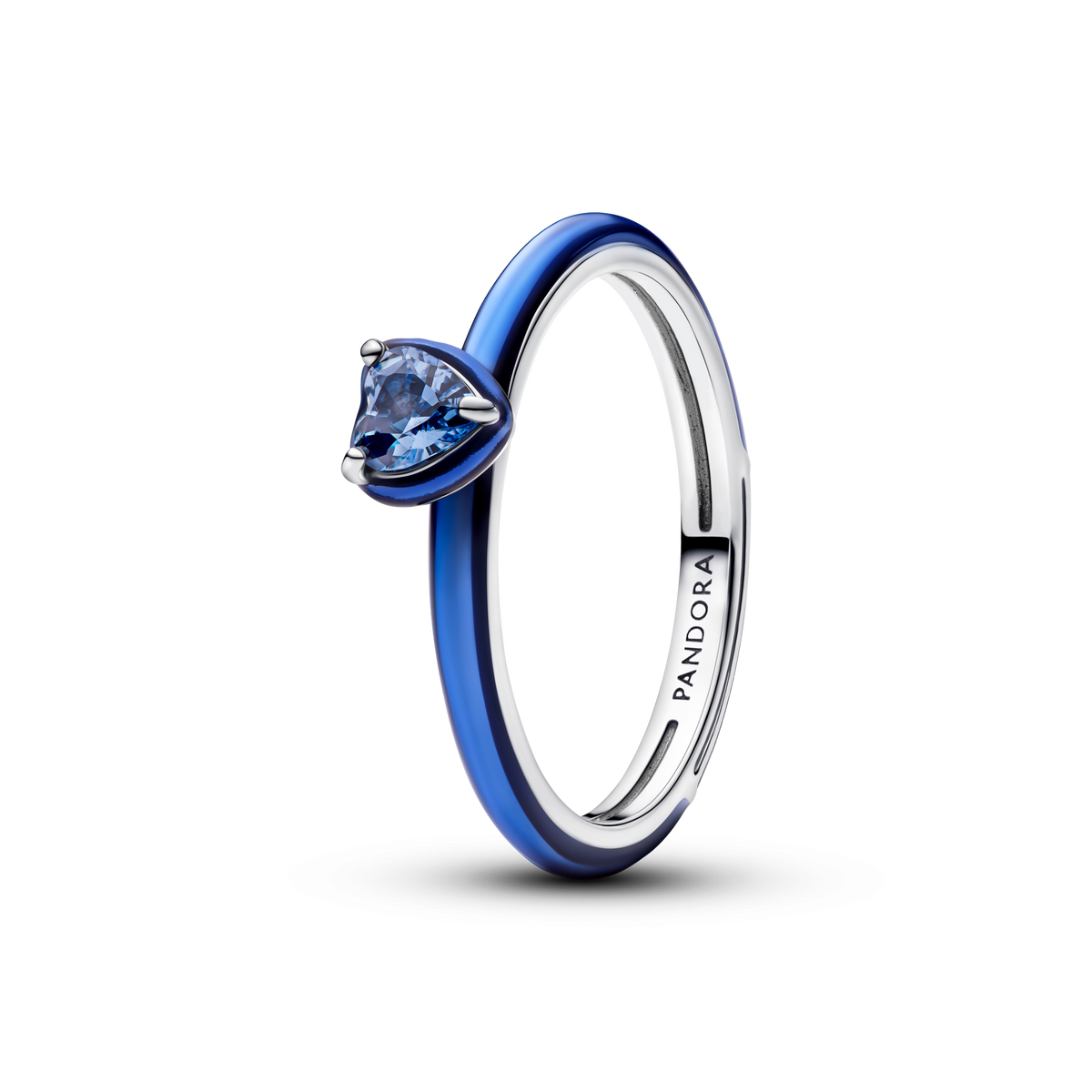 Blue Chakra Heart Ring