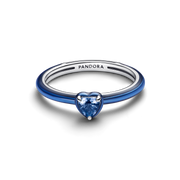 Blue Chakra Heart Ring