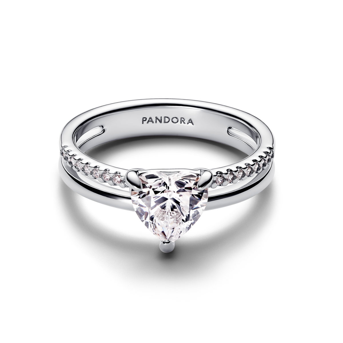 Double Band Heart Ring