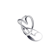 Organically Shaped Heart Ring