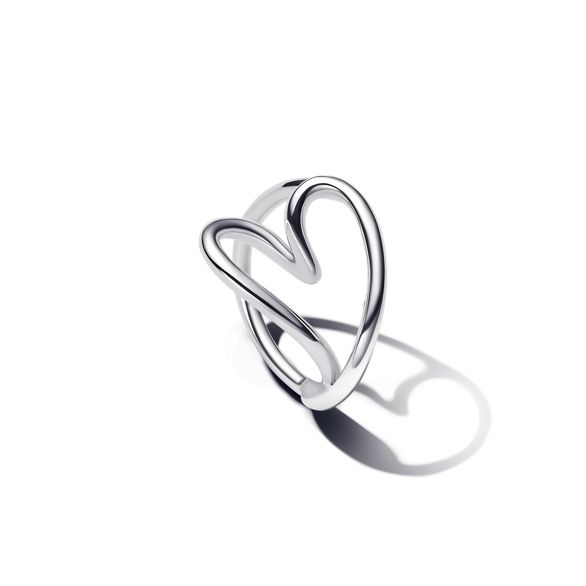 Organically Shaped Heart Ring