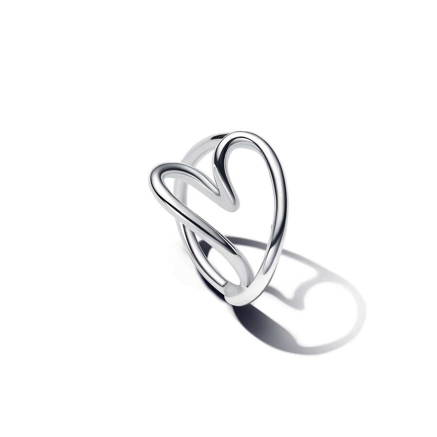 Organically Shaped Heart Ring