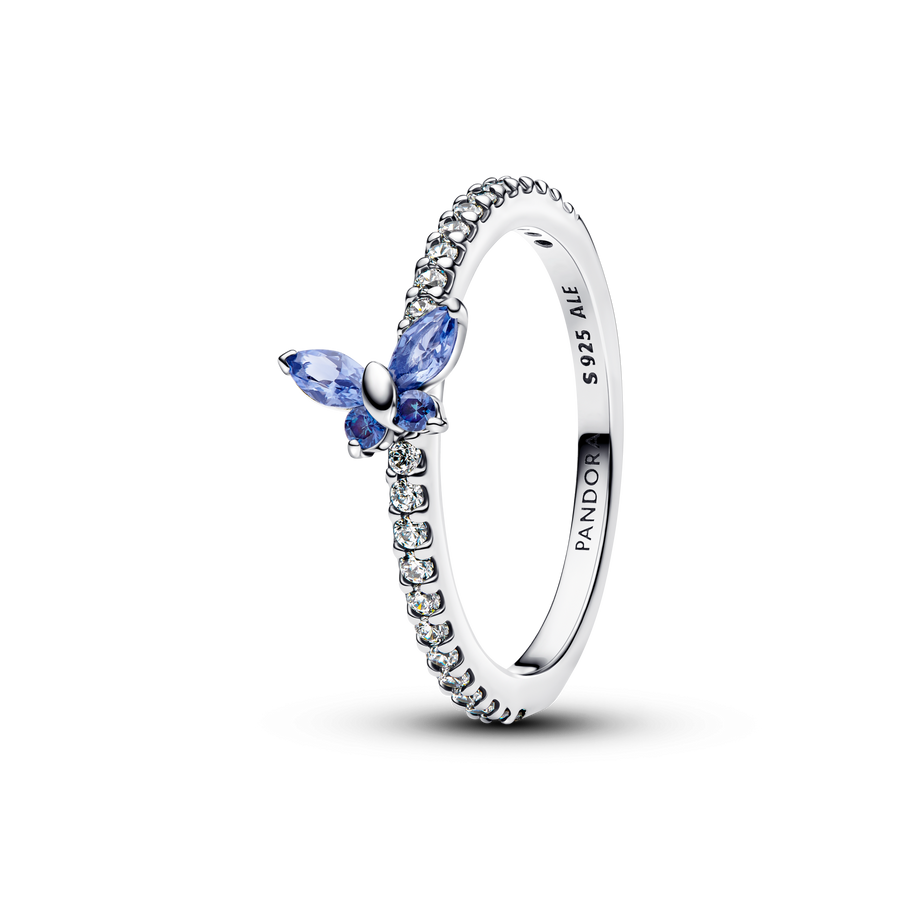 Sparkling Butterfly Ring