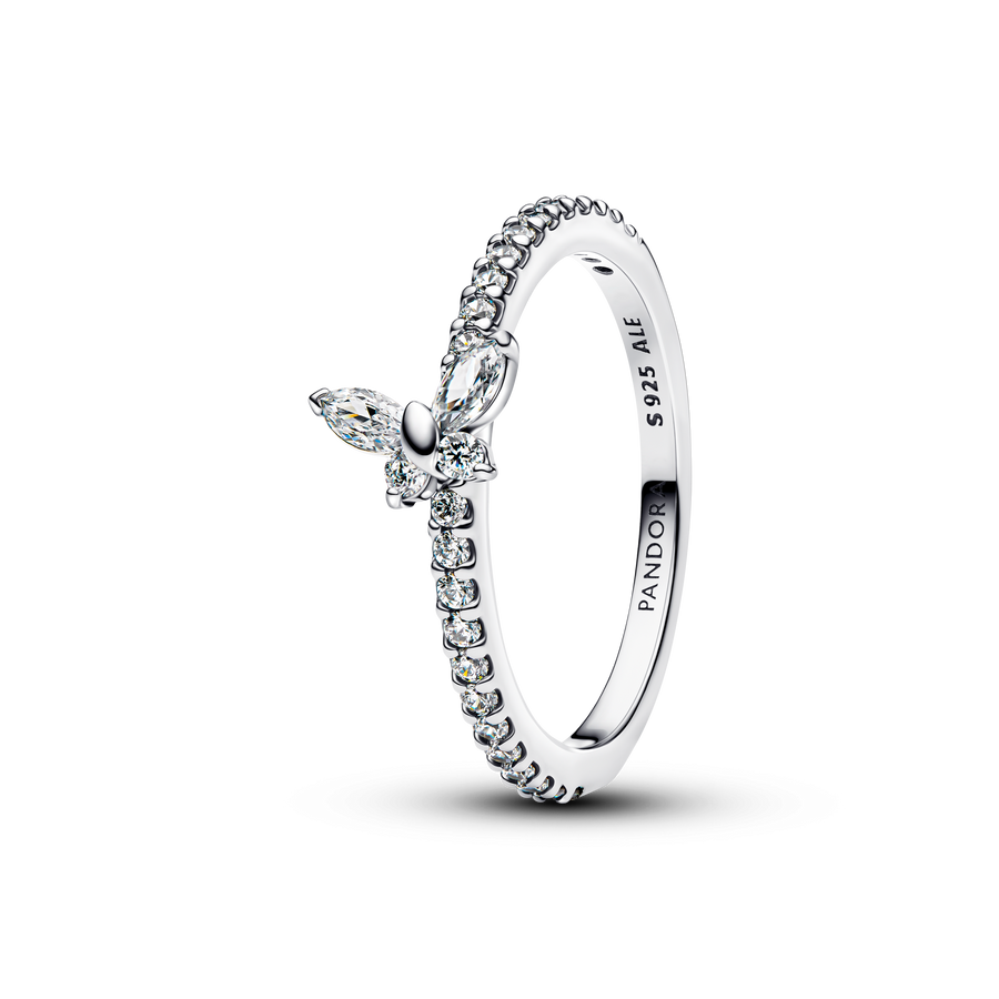 Sparkling Butterfly Ring