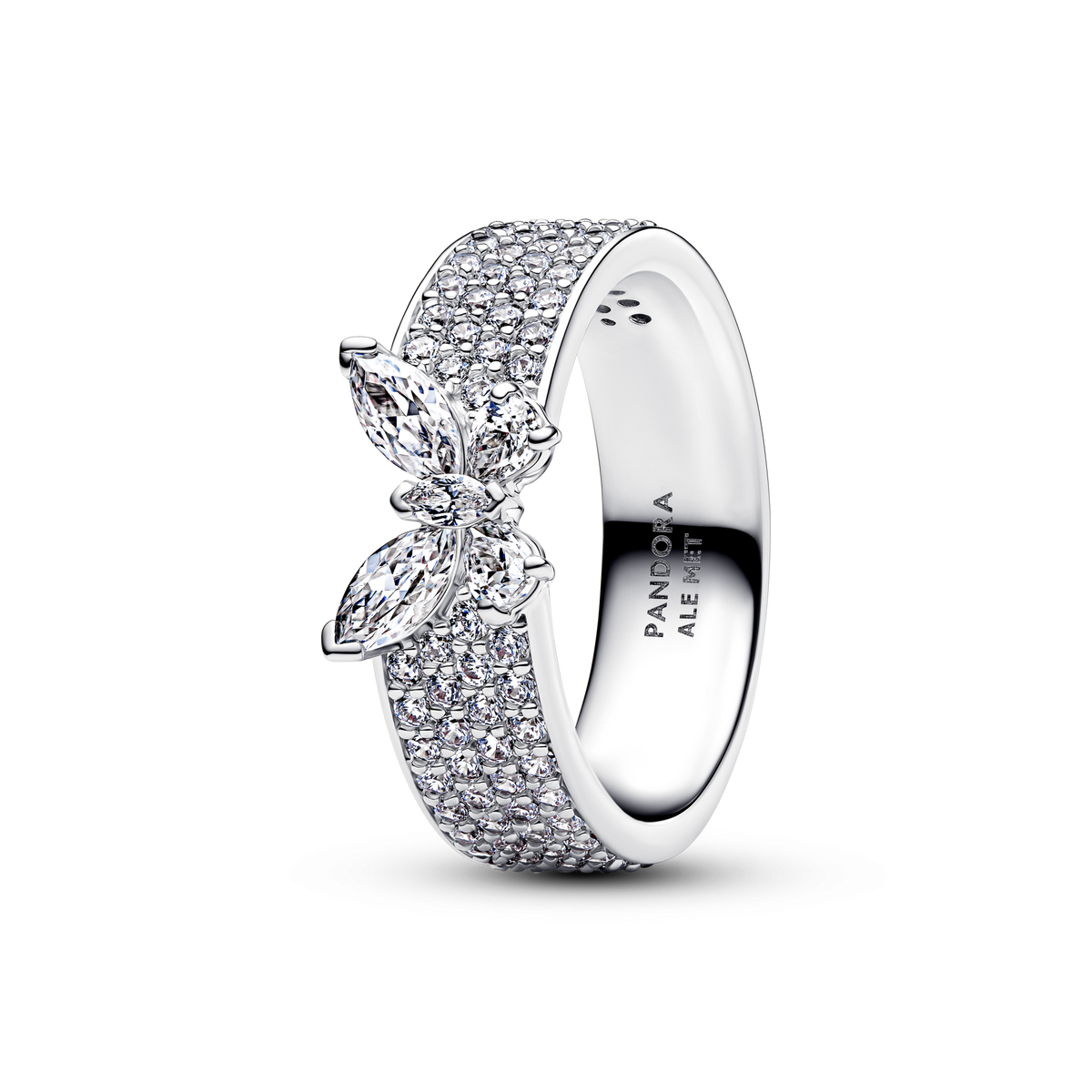Sparkling Butterfly Bold Ring