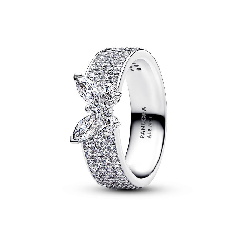 Sparkling Butterfly Bold Ring