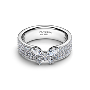 Sparkling Butterfly Bold Ring