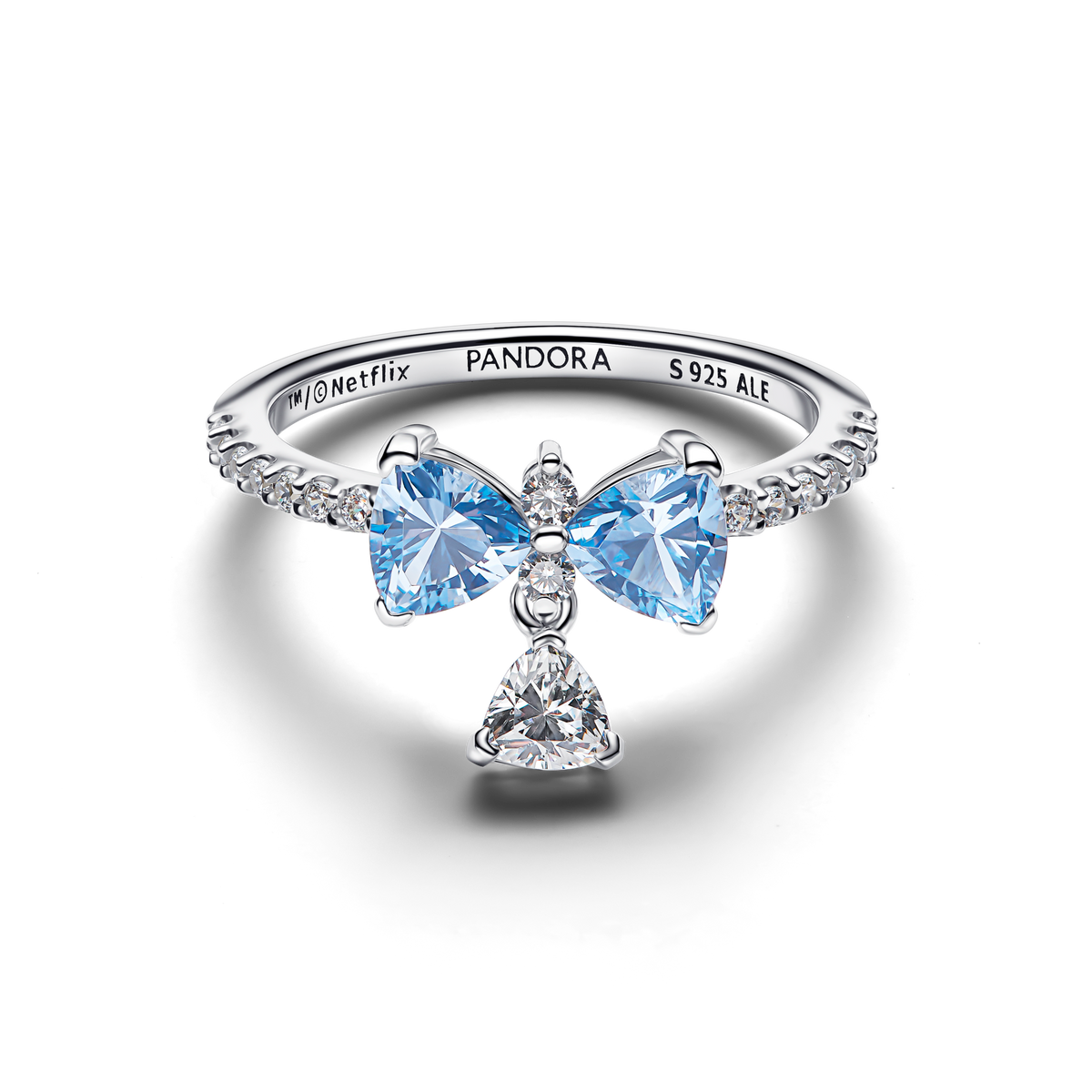 Bridgerton Blue Bow Ring