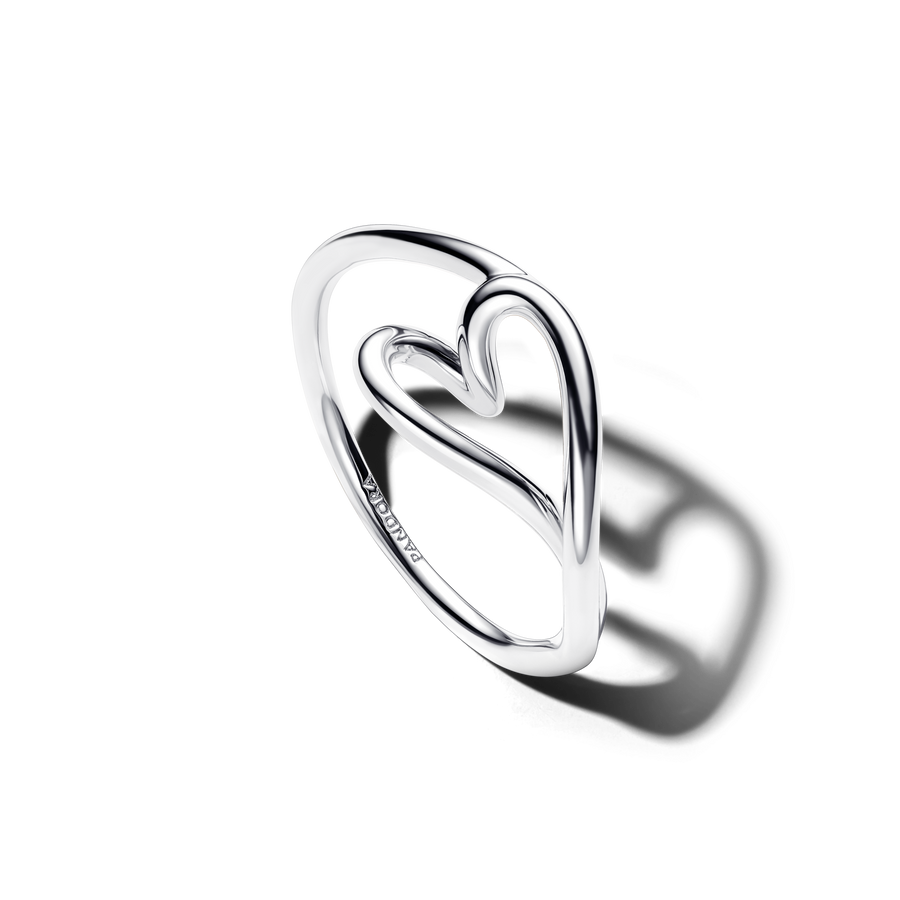 Organically Shaped Heart Small Ring