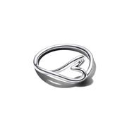 Organically Shaped Heart Small Ring