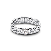 Cuban Heart Friendship Ring Duo