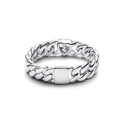 Heart Cuban Chain Ring