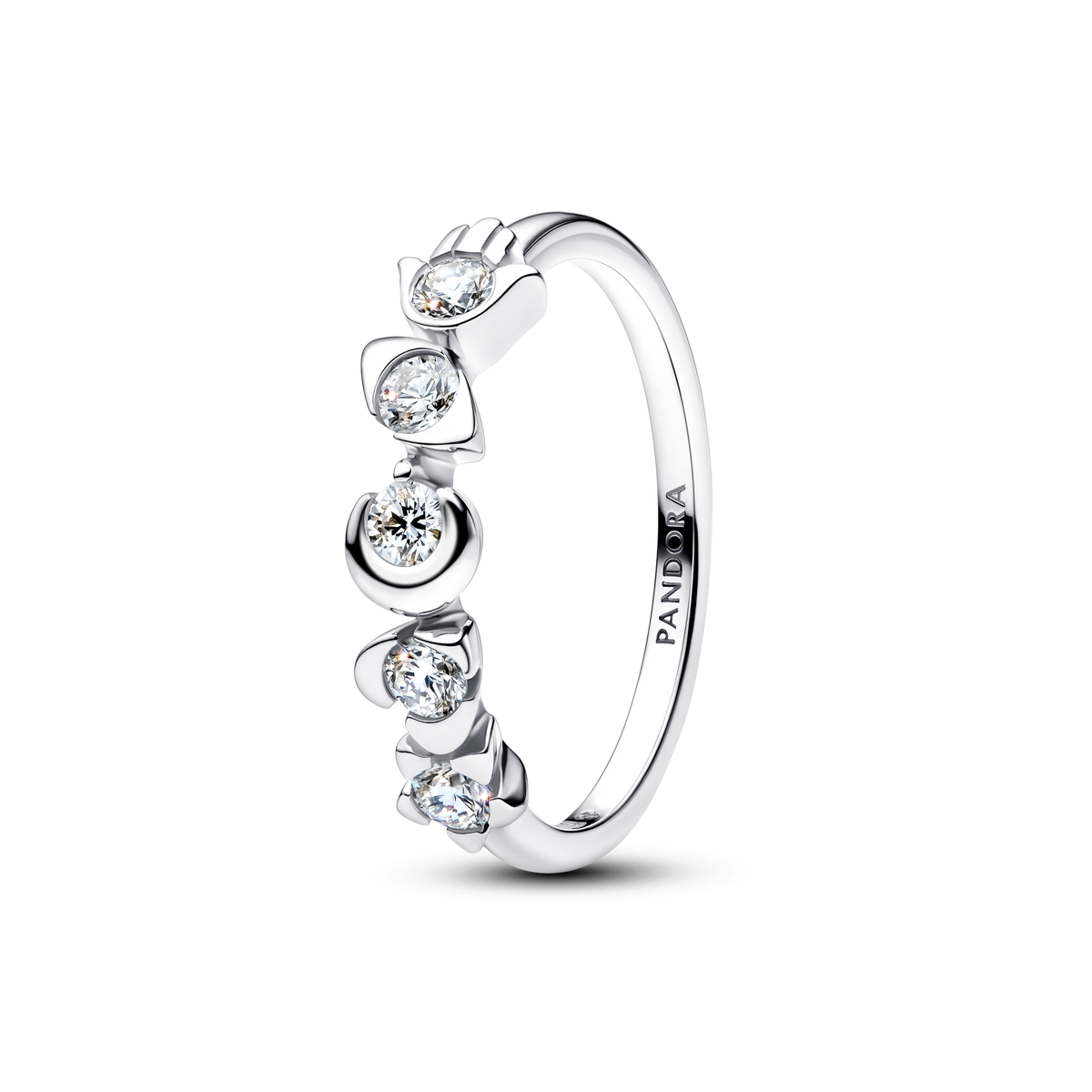 Pandora Talisman Sterling Silver Lab-Grown Diamond Symbols Ring