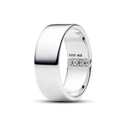 His & Hers Silver Secret Engraving Ring Set