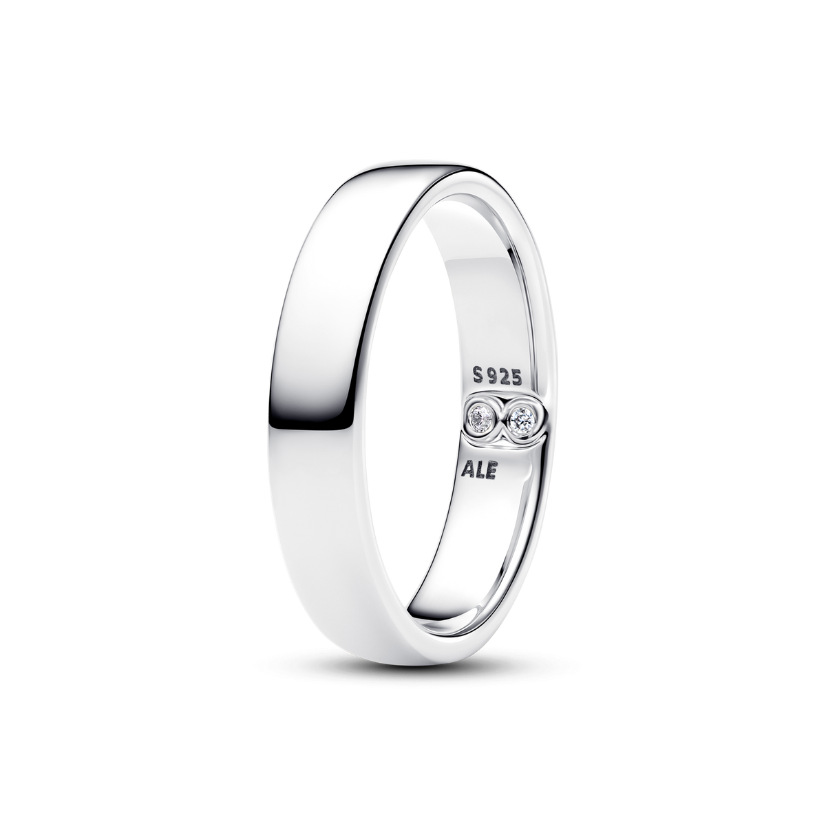 Two Tone Engraving Ring Set