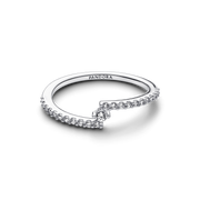 Sparkling Split Pavé Ring