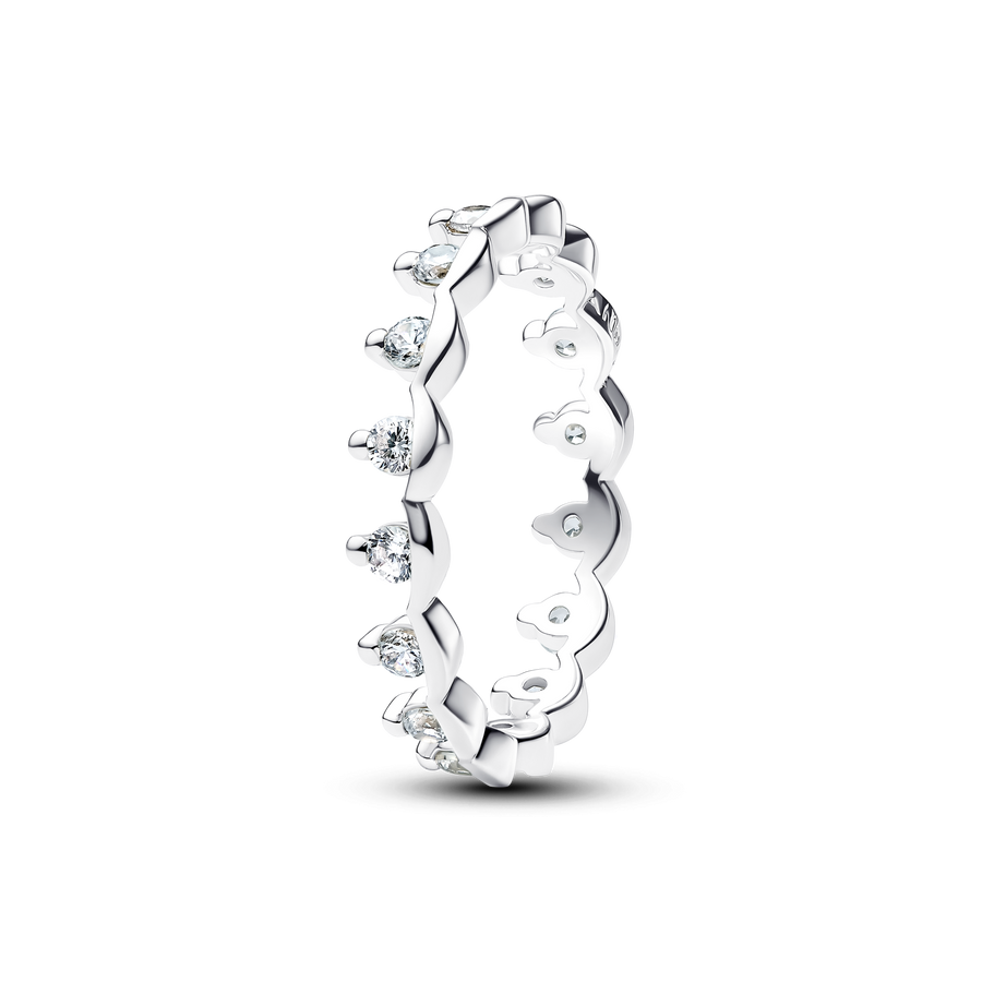 Sparkling Regal Band Ring