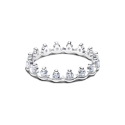 Sparkling Regal Band Ring