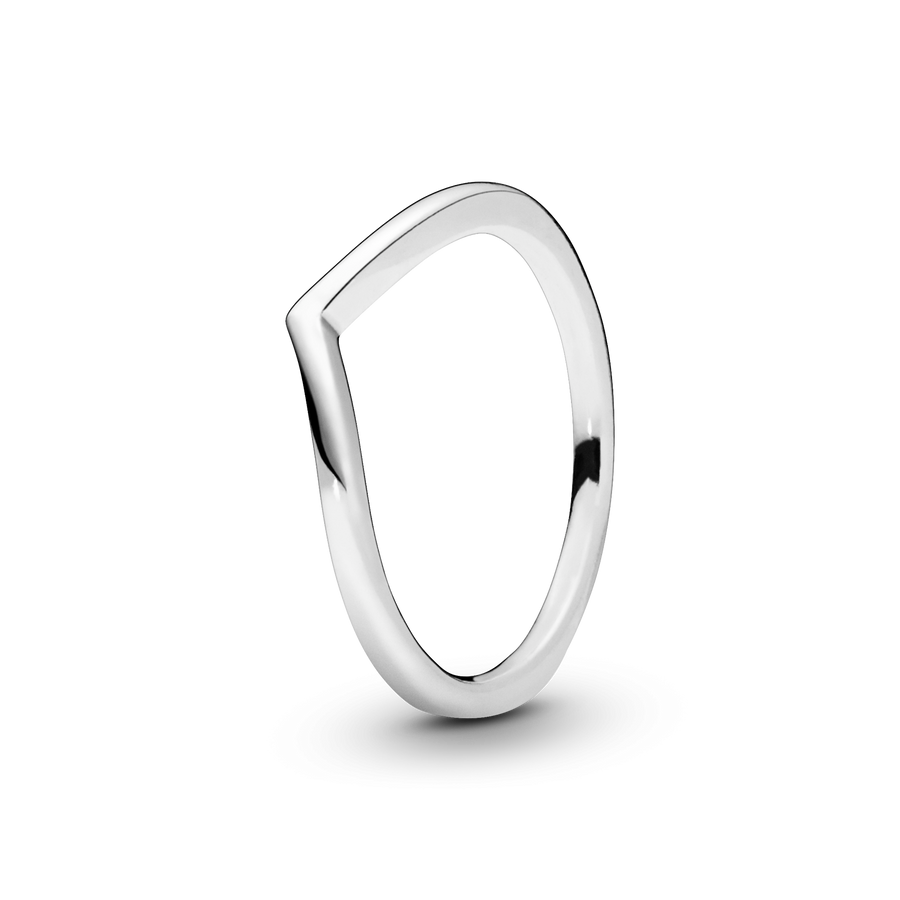 Polished Wishbone Ring