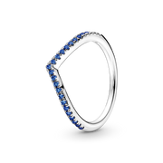 Pandora Timeless Wish Sparkling Blue Ring