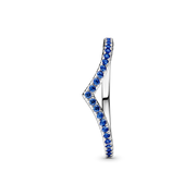 Pandora Timeless Wish Sparkling Blue Ring