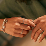 Knotted Hearts Ring