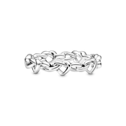 Knotted Hearts Ring