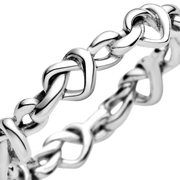 Knotted Hearts Ring