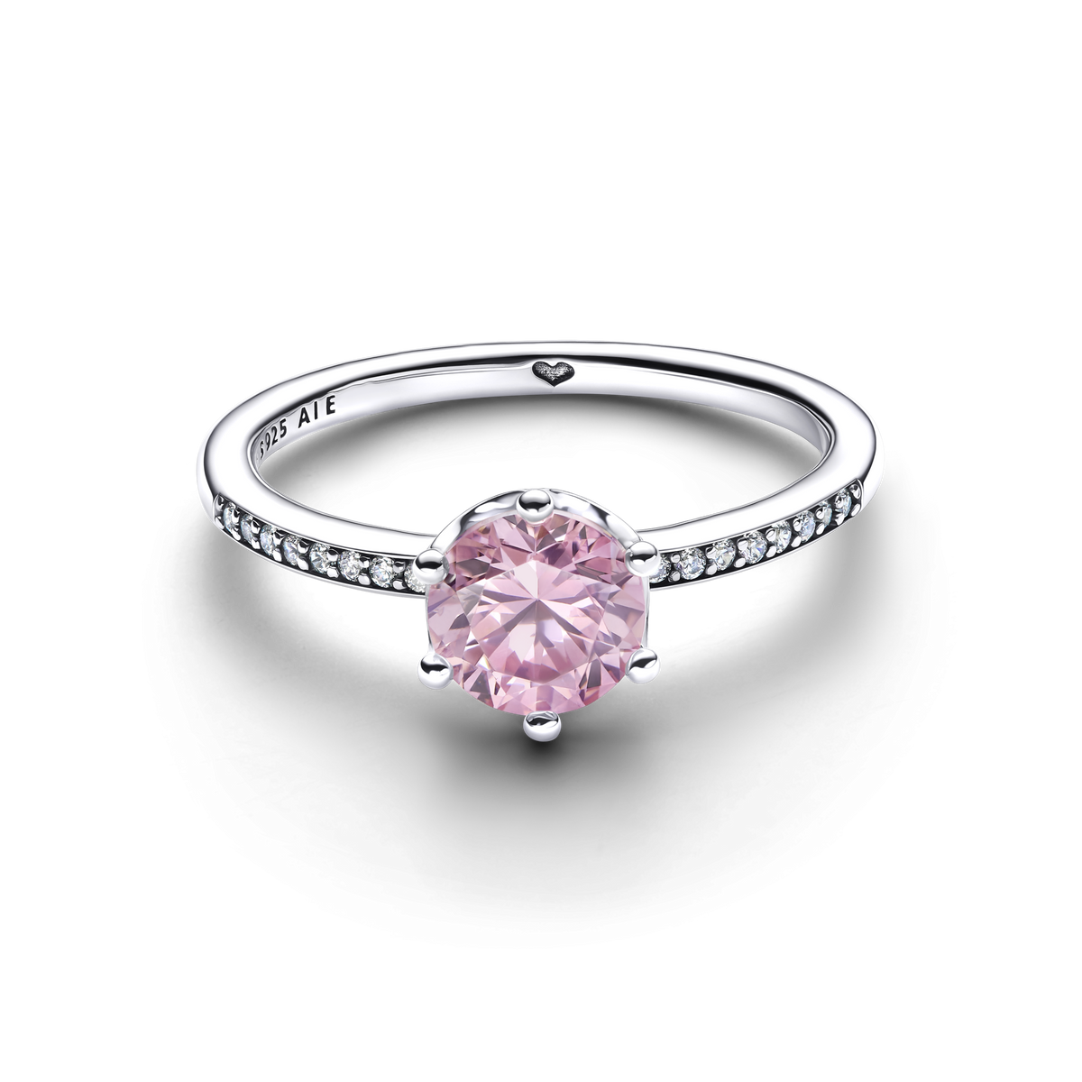Pink Sparkling Crown Ring