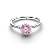 Pink Sparkling Crown Ring