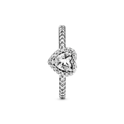 Elevated Heart Ring