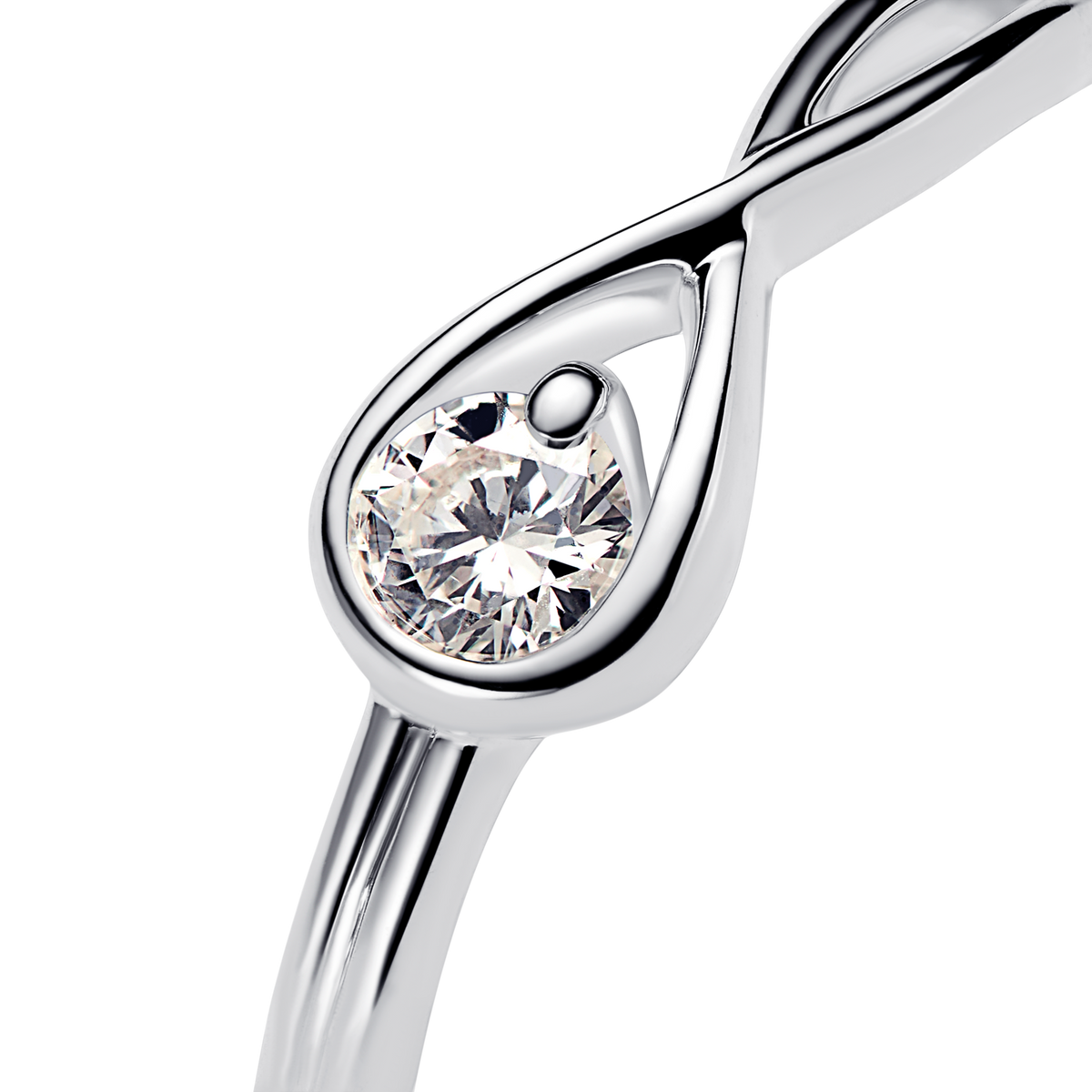 Pandora Infinite Sterling Silver Lab-grown Diamond Ring