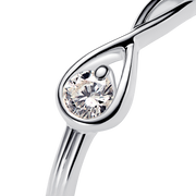 Pandora Infinite Sterling Silver Lab-grown Diamond Ring