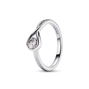 Pandora Infinite Sterling Silver Lab-grown Diamond Ring