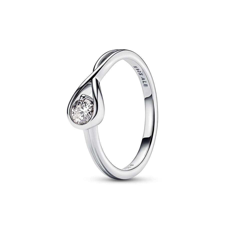 Pandora Infinite Sterling Silver Lab-grown Diamond Ring