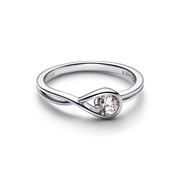 Pandora Infinite Sterling Silver Lab-grown Diamond Ring