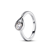 FINAL SALE - Pandora Infinite Sterling Silver Lab-grown Diamond Ring