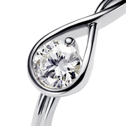 FINAL SALE - Pandora Infinite Sterling Silver Lab-grown Diamond Ring