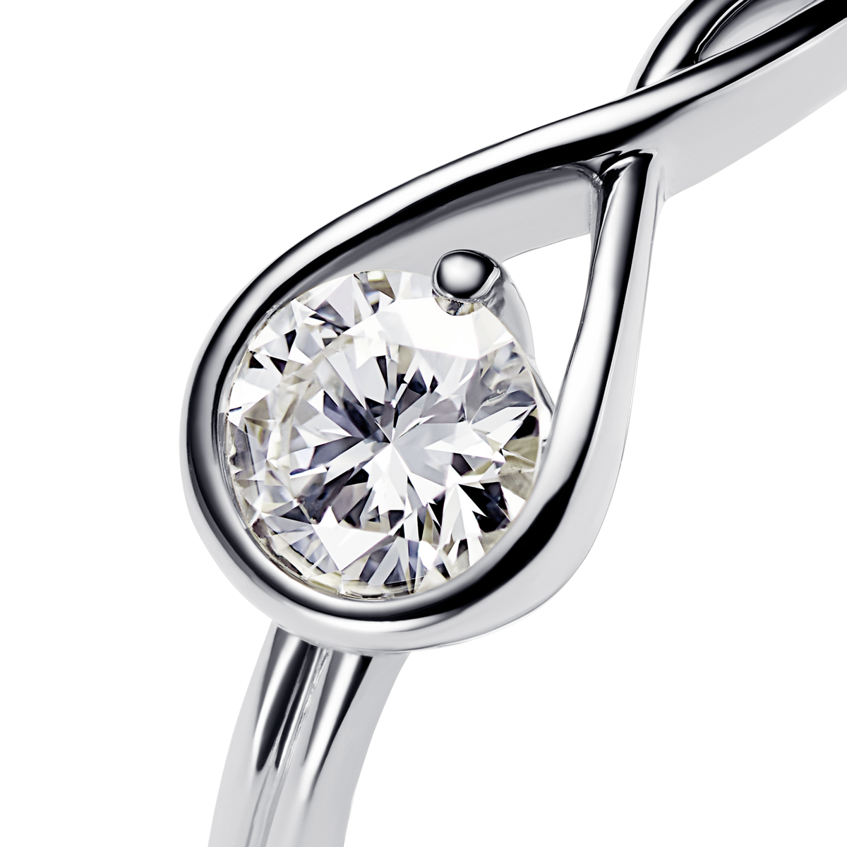 FINAL SALE - Pandora Infinite Sterling Silver Lab-grown Diamond Ring