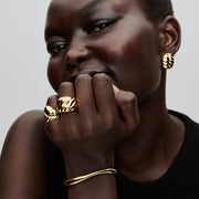 Rippled Statement Ring