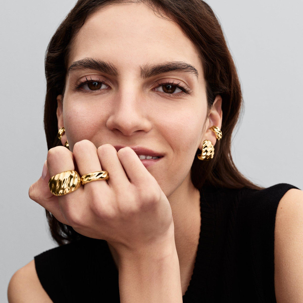 Rippled Statement Ring