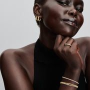 Yellow Hoop Earrings