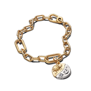 Sun & Moon Medallion Bracelet Set