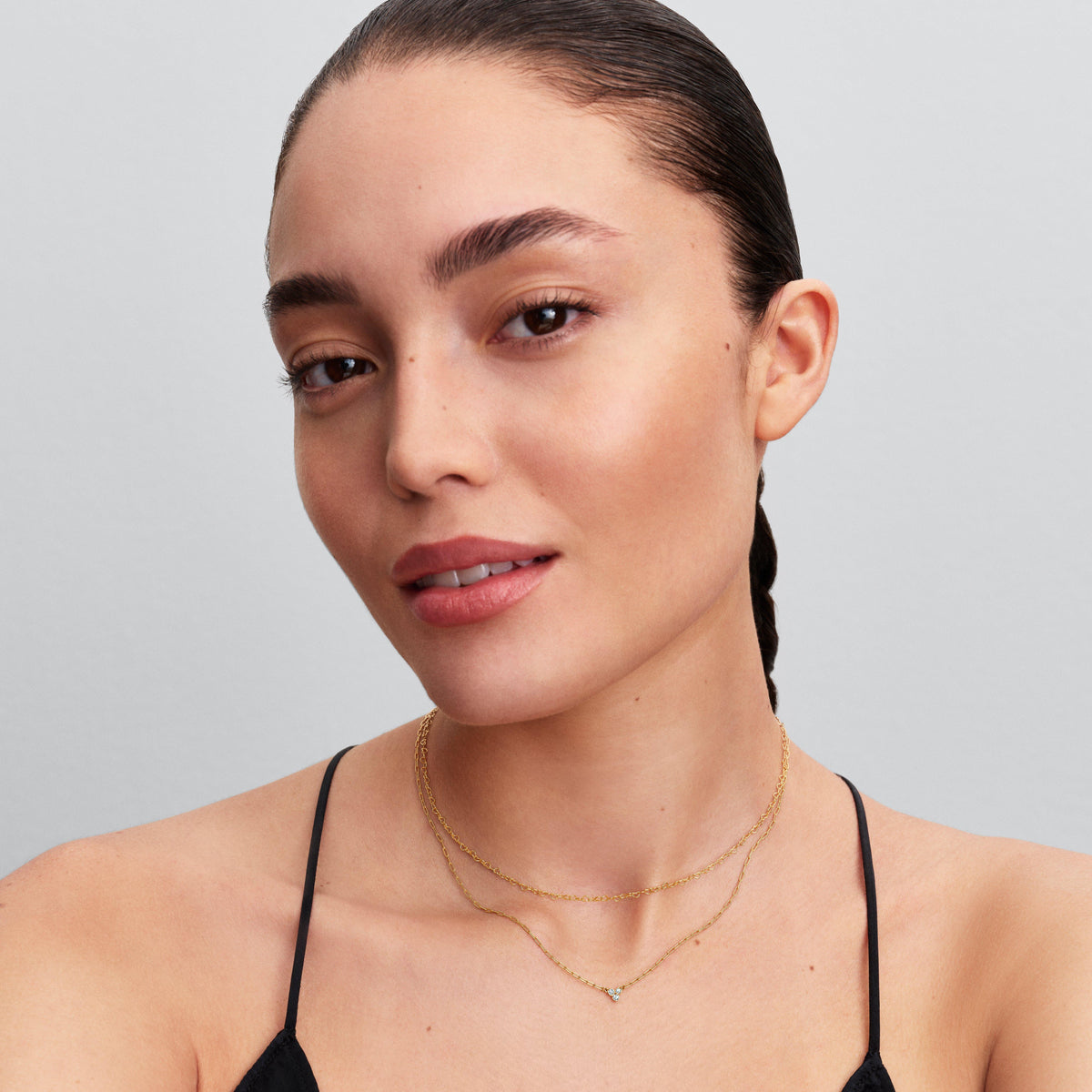Pandora Era Linked Hearts Chain Necklace