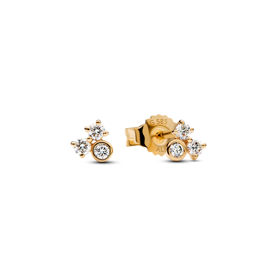 Pandora Era Lab-Grown Diamond Cluster Stud Earrings