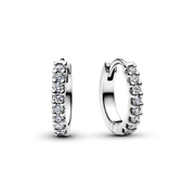Pandora Era Lab-Grown Diamond Pavé Hoop Earrings