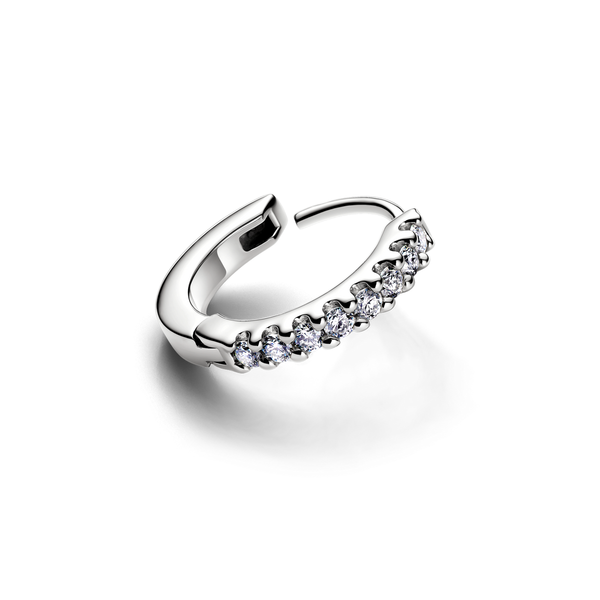 Pandora Era Lab-Grown Diamond Pavé Hoop Earrings