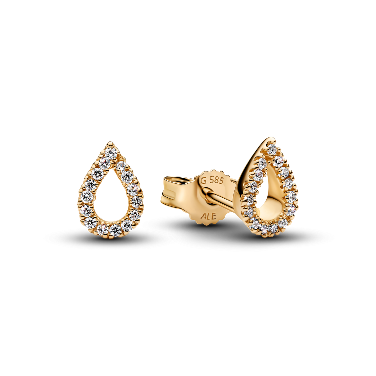 Pandora Infinite Lab-grown Diamond Pavé Stud Earrings
